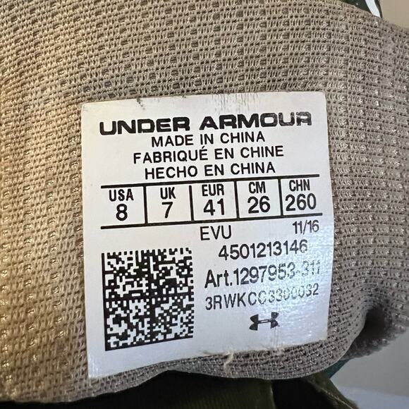 Under Armour Highlight Lux MC Clutch Fit Green Football Cleats 1297953-311 main image 11